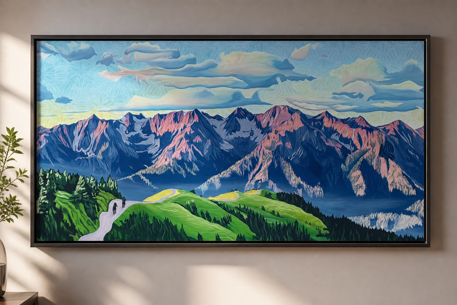 *SOLD* Wasatch Summer - Original - Framed