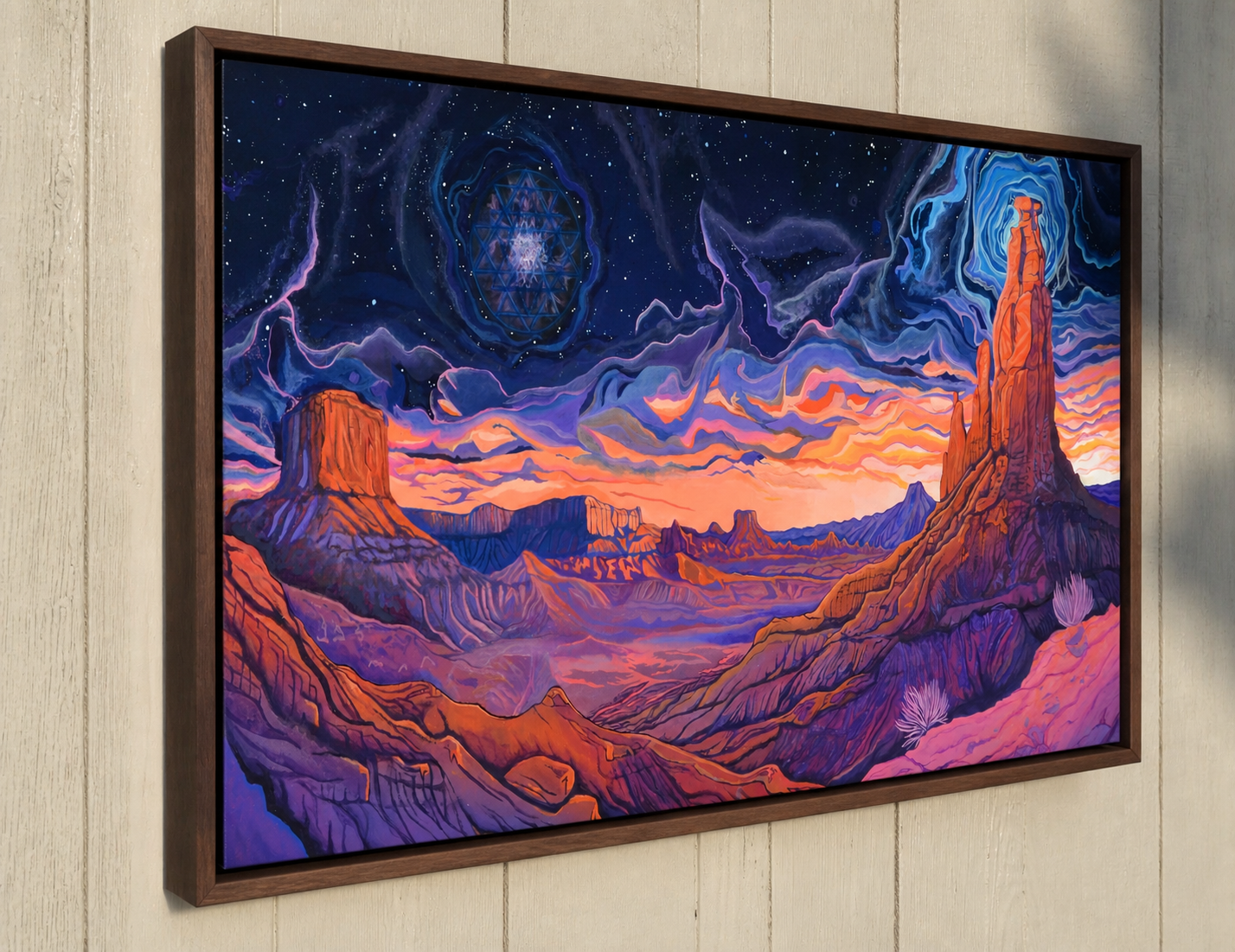 DESERTED - Original - 24” x 48” - Framed
