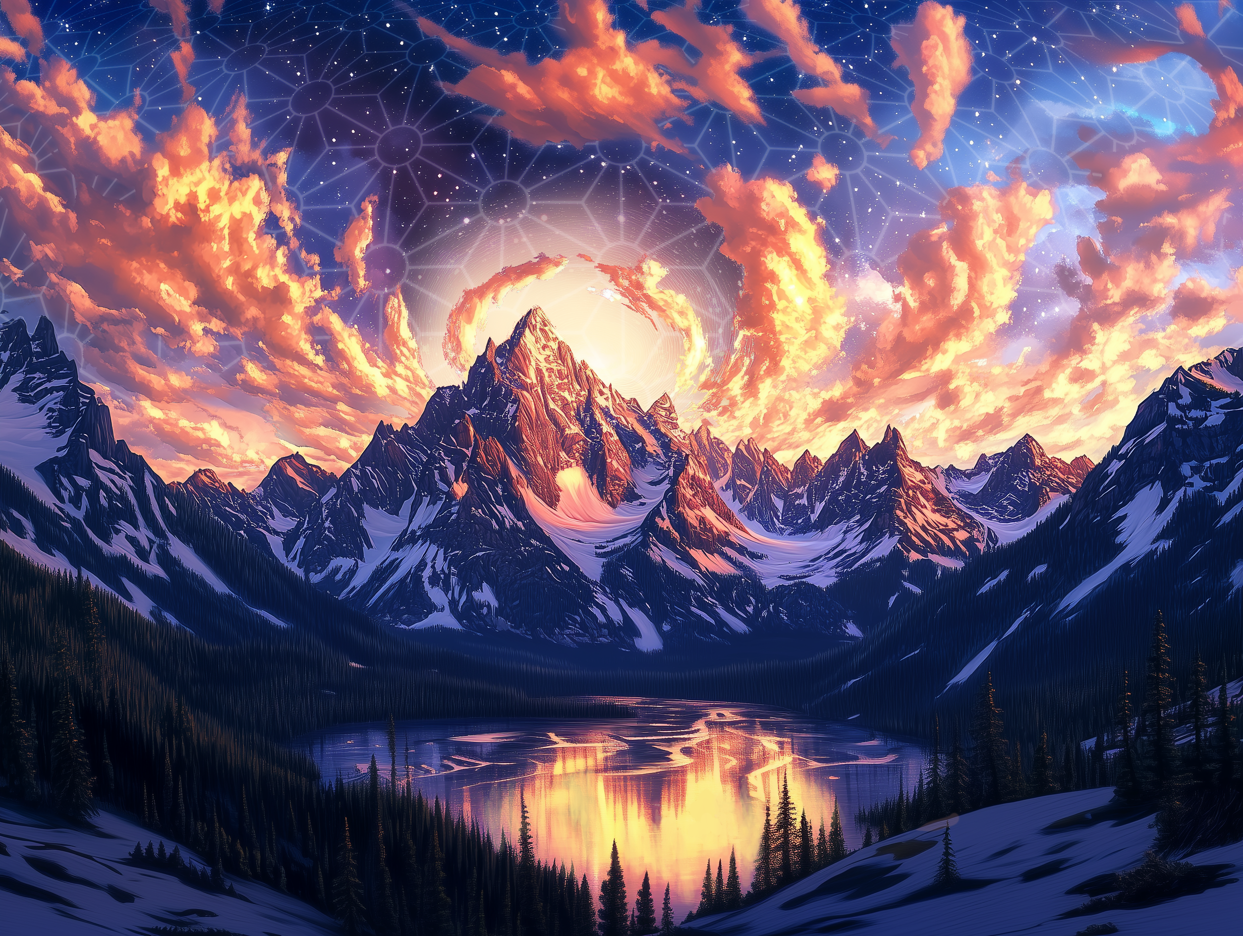 Equilibrium - Framed Canvas Print - Signed