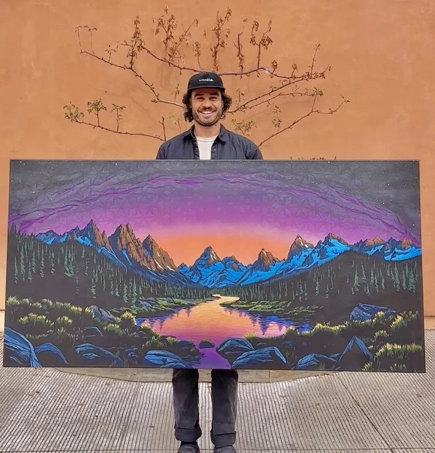 Alpine Dreamz - Original - 36” x 72” - Framed