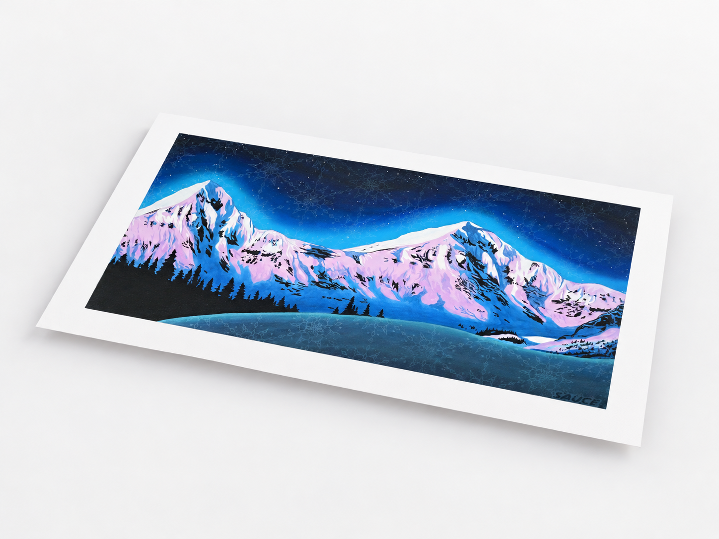 Mountain Glow  - Giclee Fine Art Print