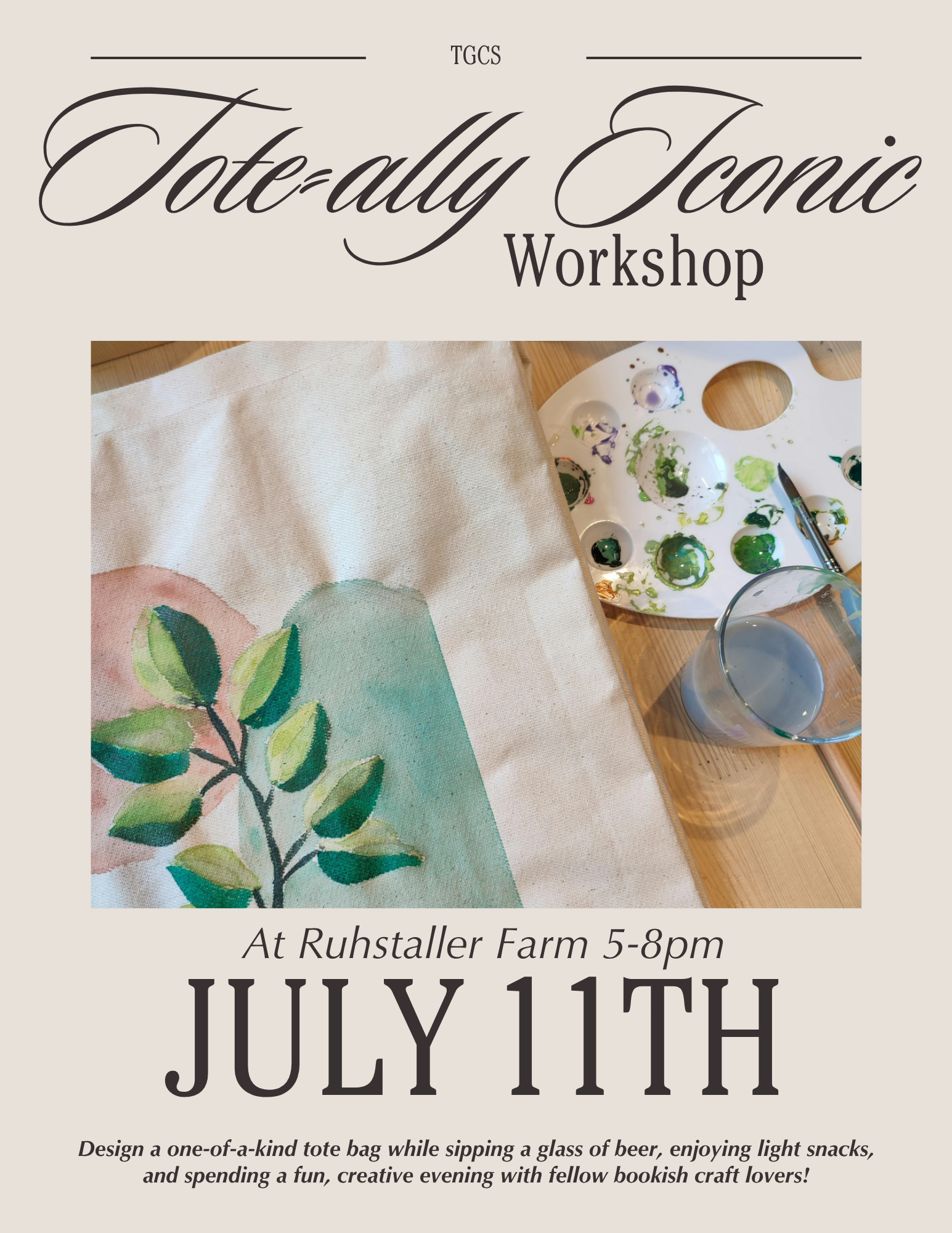 Tote-Ally Iconic Workshop (Dixon)