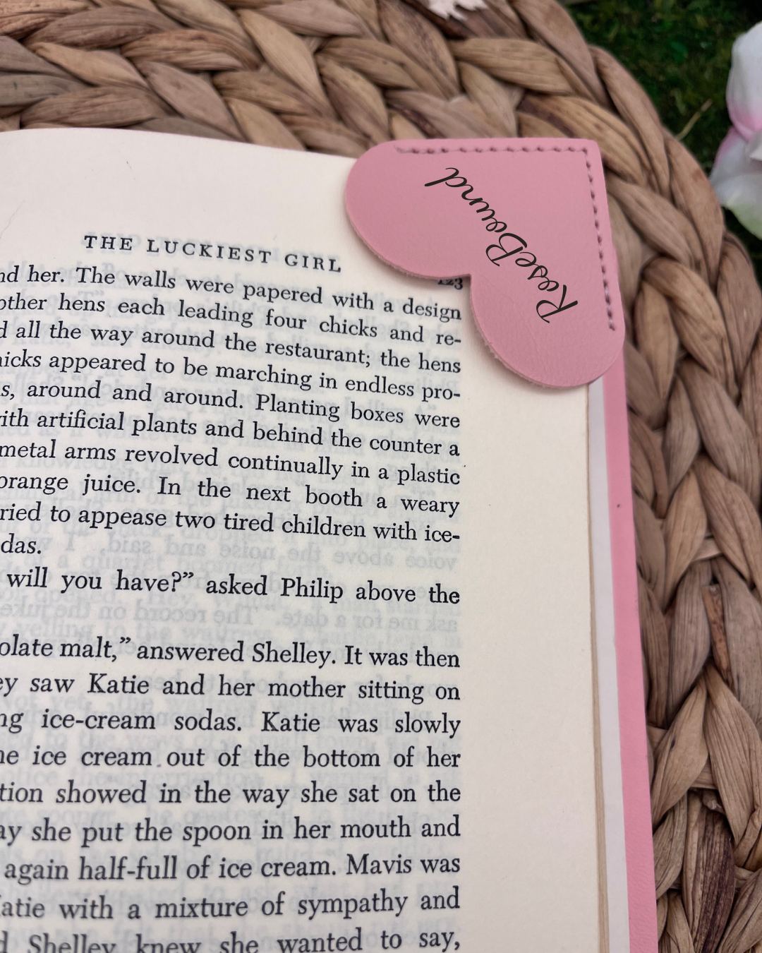 Personalized  Heart Bookmark