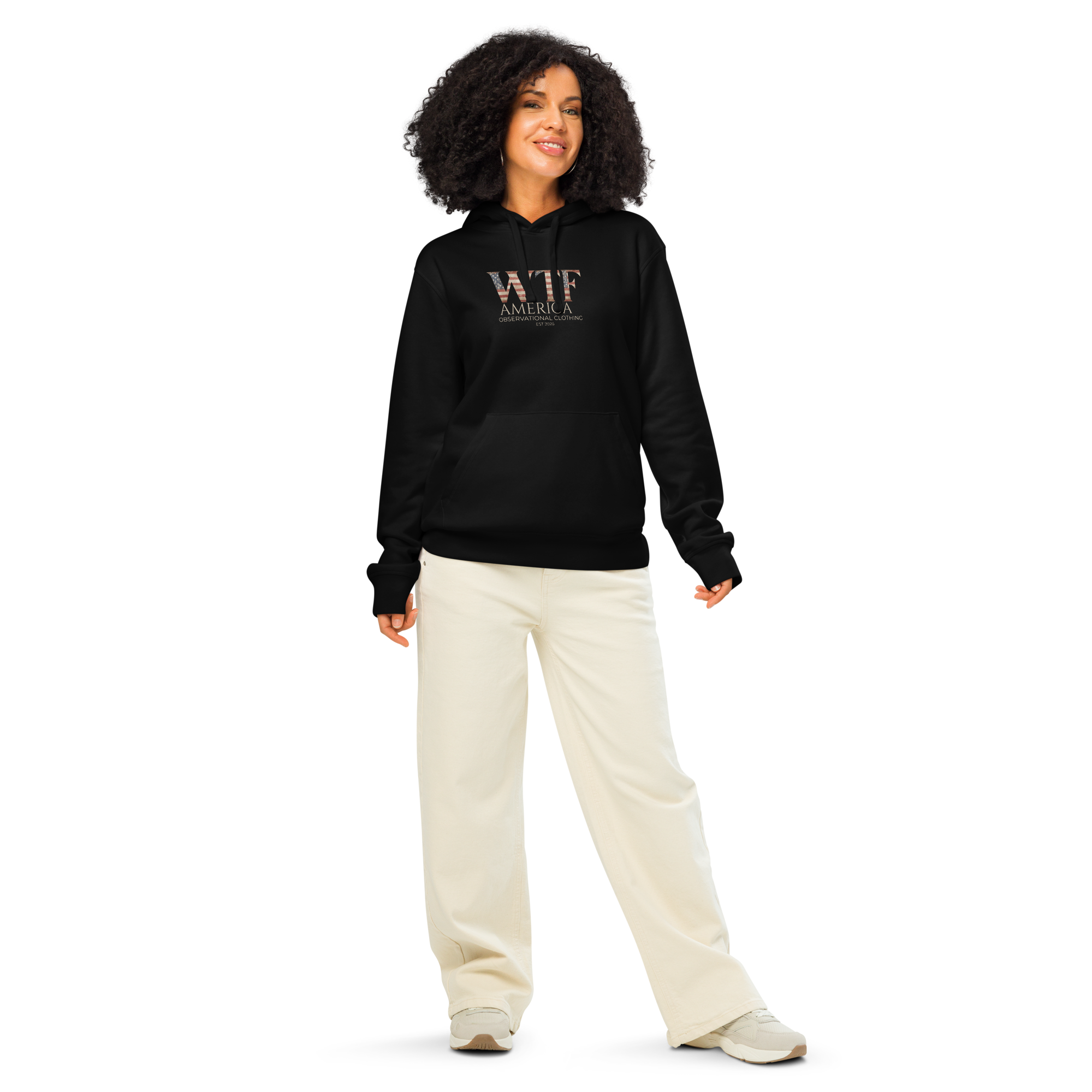 Hero Collection WTF America Black Hoodie