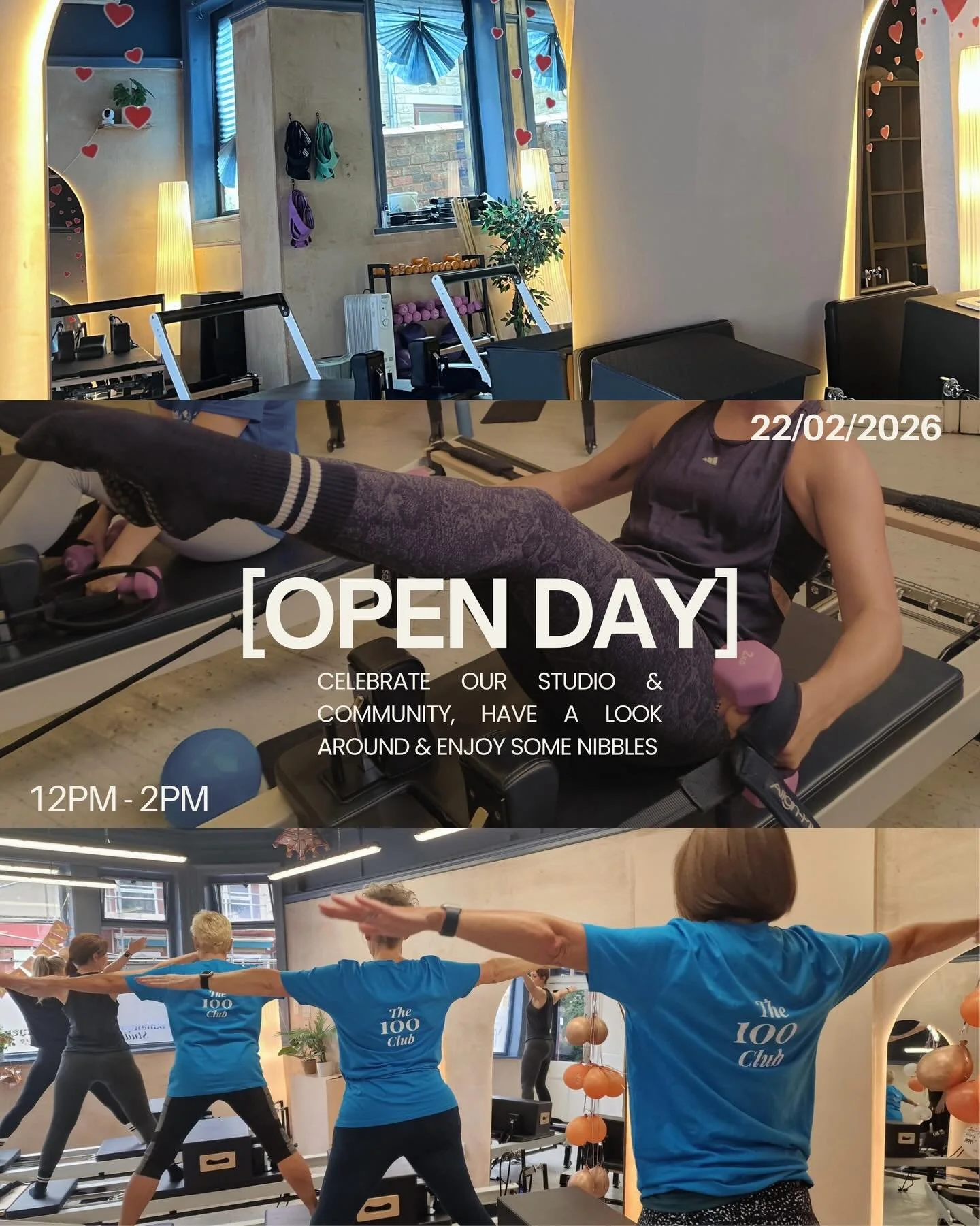 ⭐️ OPEN DAY AT OUR STUDIO 

Come have a casual look around our boutique reformer pilates studio in Marple, enjoy some nibbles and have a chat. We have an exciting surprise coming soon&hellip;

Date: 22/02/2026 
Time: 12pm - 2pm
Location: 15 Stockport