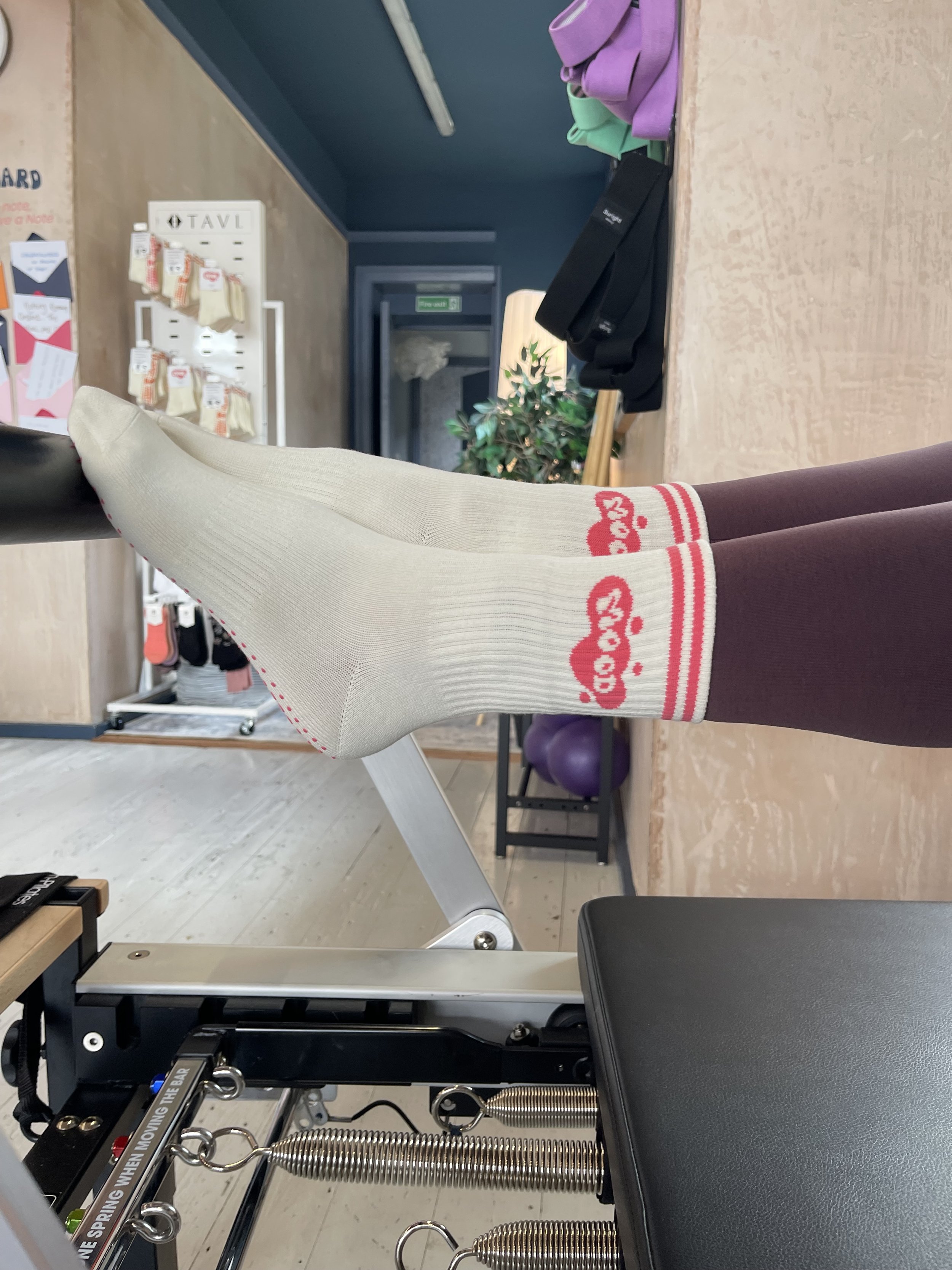 Mood Grip Socks - Sunset (Pink)