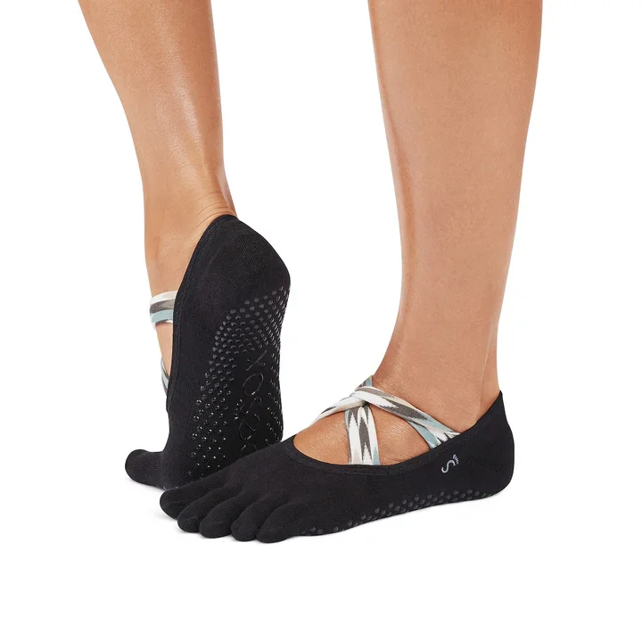 Grip Toe Socks - Ivy Black Luminous