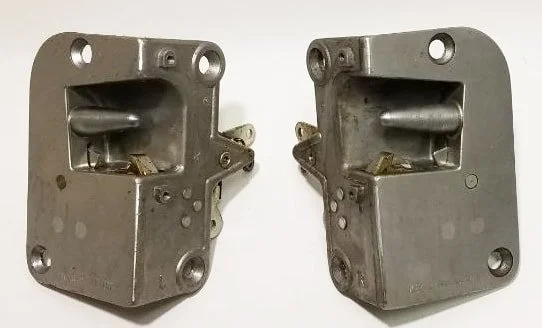 NOS Right and Left Door Lock Assemblies for 1963-1976 Studebaker Avanti, Parts 1350350 and 1350351