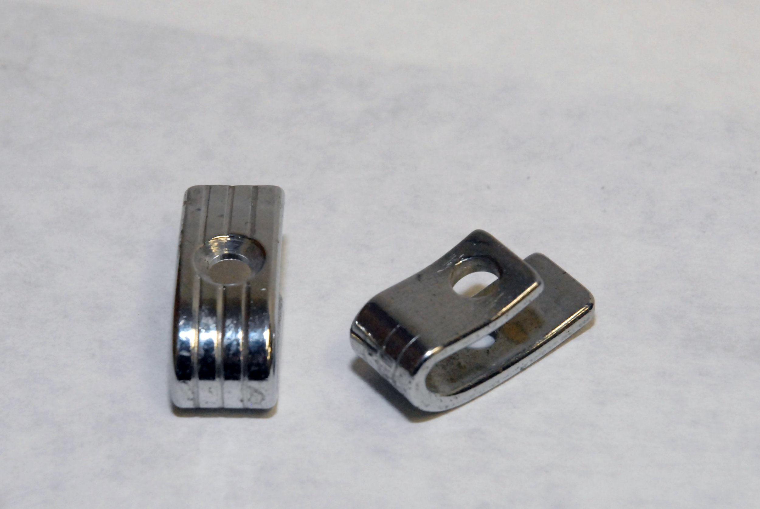 N.O.S. Chrome Plated Coat Hooks Pair for 1963-1985 Studebaker Avanti, Part 1320240.