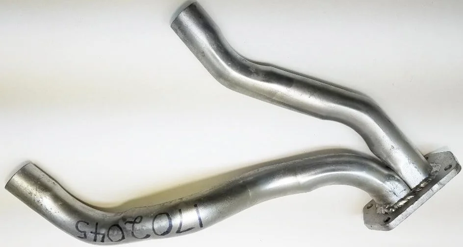 Rear Y-Pipe for 1984-1985 Avanti II High Output (H.O.) models, available in Stainless and Aluminized, Part 1702045