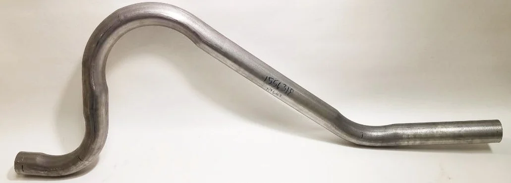 Right Tail Pipe for 1963-1964 Studebaker Avanti in Stainless Steel and Aluminized finishes.