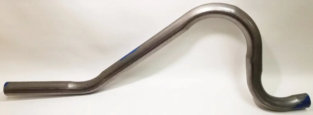 Left Tail Pipe for 1963-1964 Studebaker Avanti, available in Stainless Steel and Aluminized.
