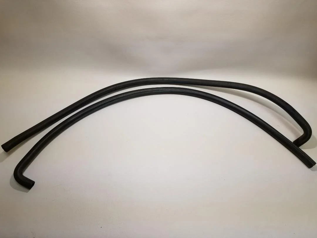 NOS original grooved heater hose for 1963-1977 Studebaker Avanti with blue streak marking, Part 1548497