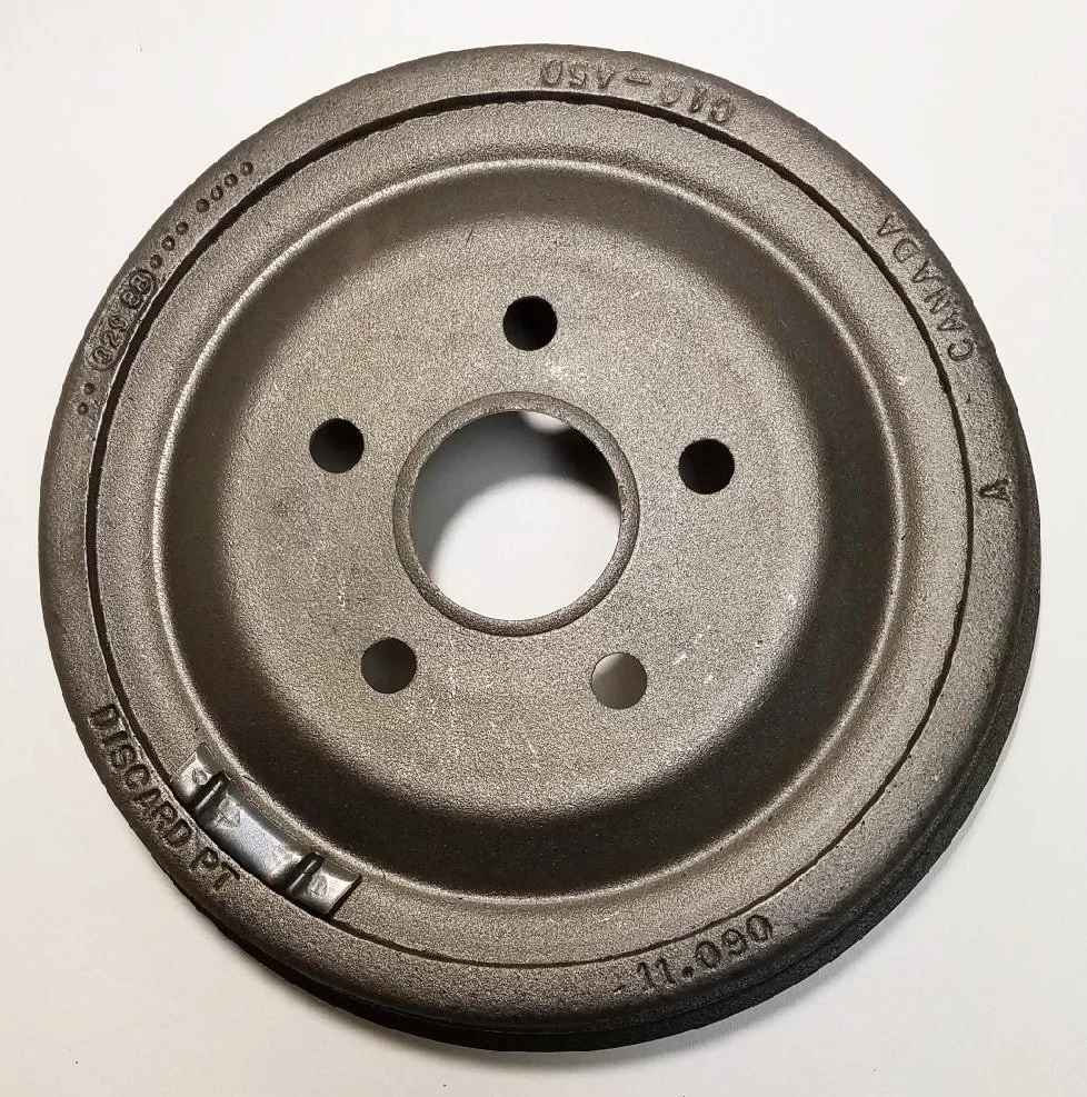 N.O.S. Non-Finned Rear Brake Drum for 1963-1985 Studebaker Avanti and Avanti II, Part 1701560.