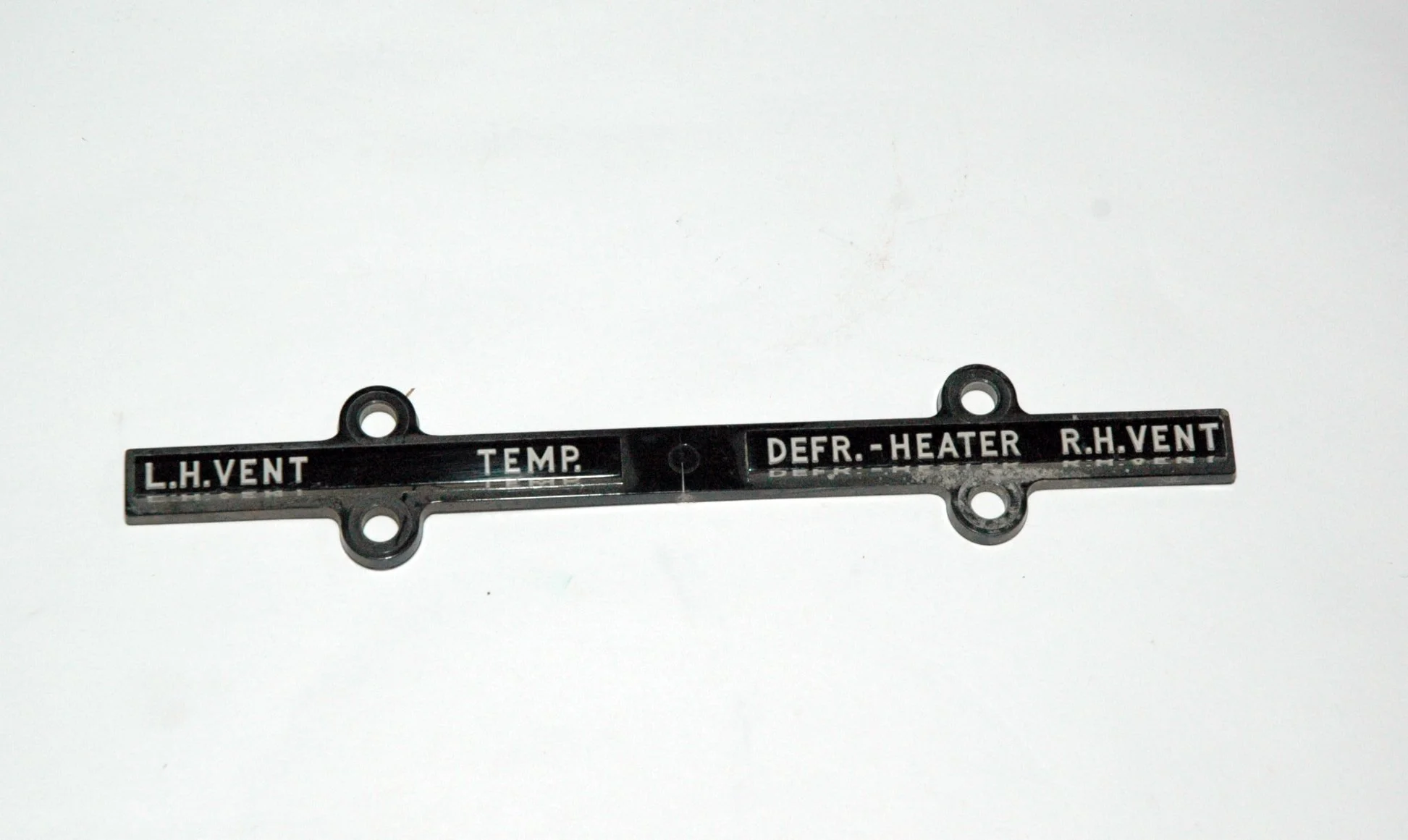 NOS Console Illuminated Name Plate for Studebaker Avanti before Serial 4878, Part 1351049.