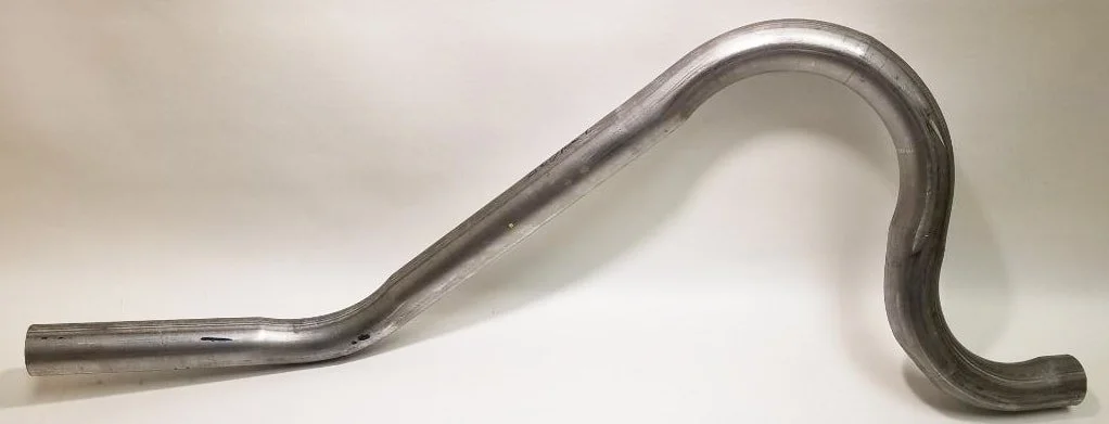 Replacement exhaust tail pipe for 1975-1985 Avanti, available in stainless steel or aluminized finishes