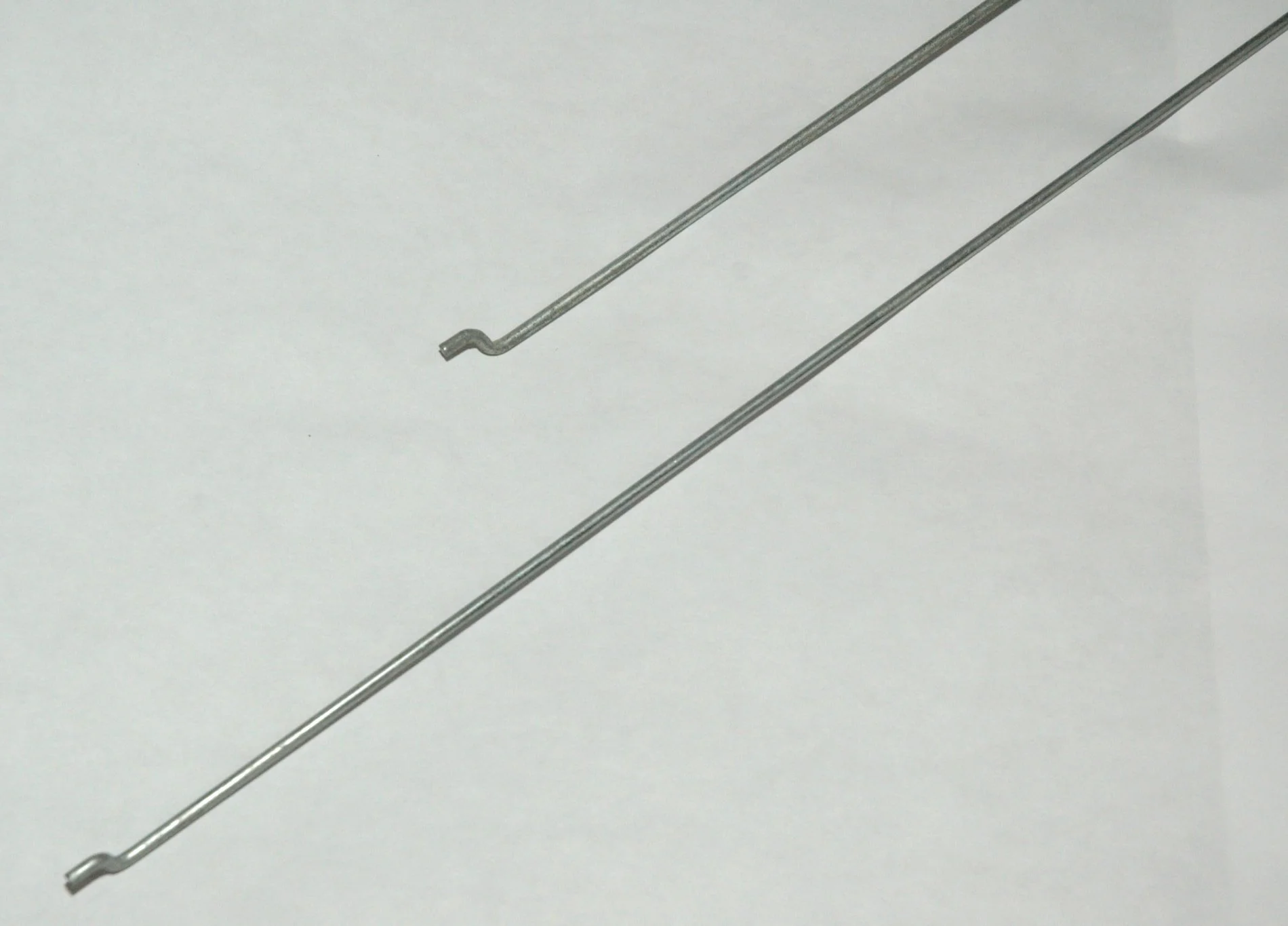 NOS Left and Right Hood Lock Release Rods for 1963-1985 Studebaker Avanti, Parts 1351132 and 1351133