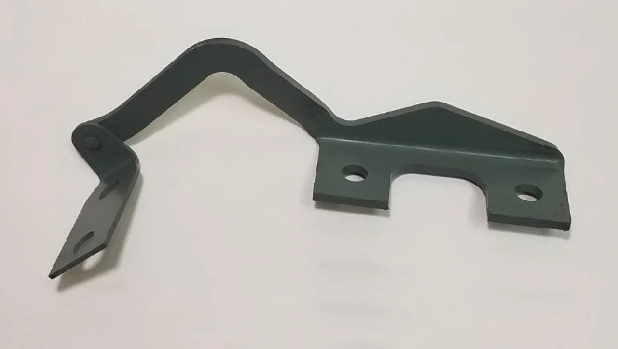 New Old Stock Left and Right Hood Hinges for 1963-1985 Studebaker Avanti and Avanti II, Part Numbers 1358935 and 1358934.