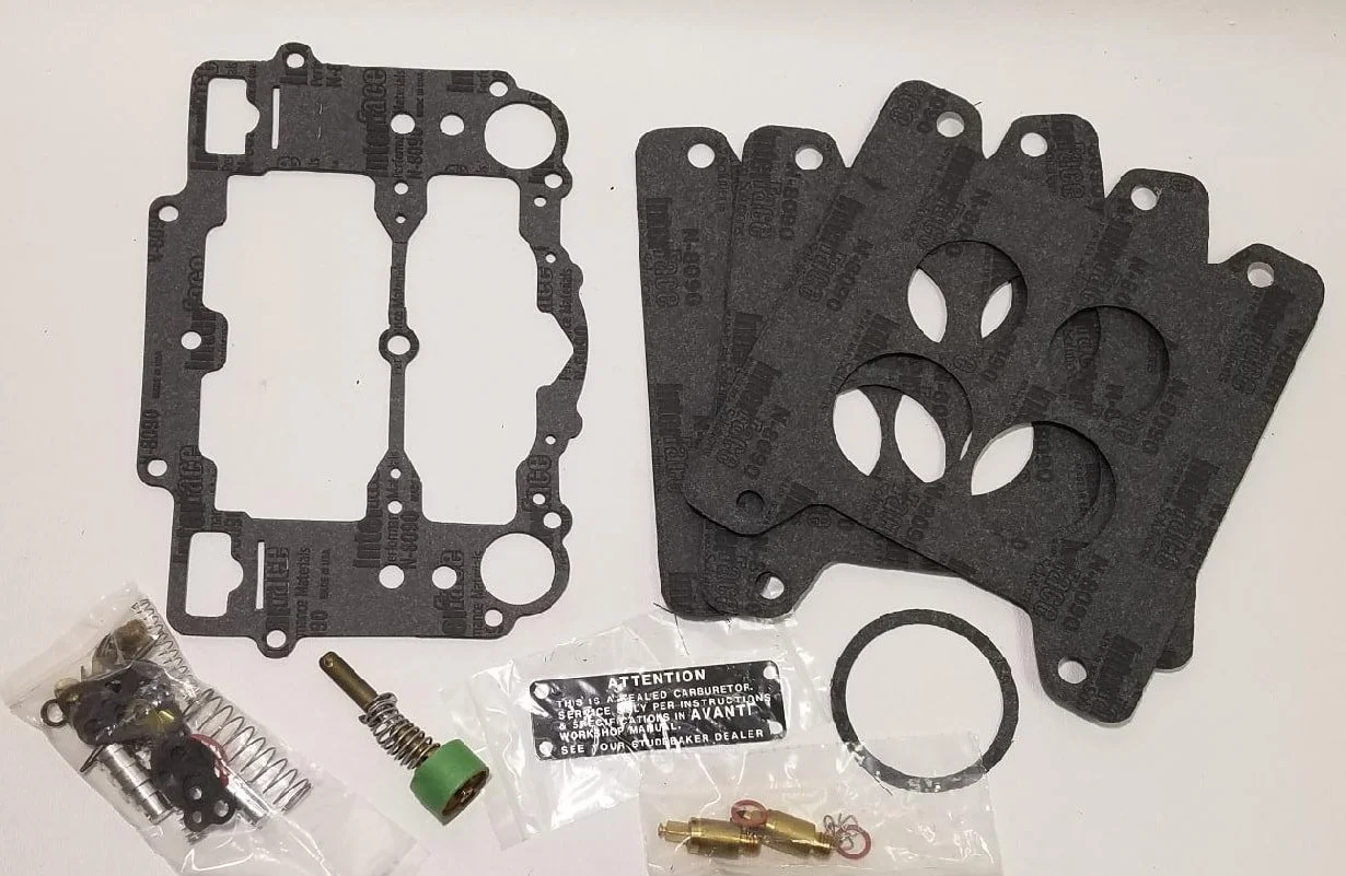 Complete Carter AFB Rebuild Kit for Supercharged Studebaker Avanti R2, Part 1558465