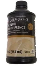 DOT 5 Silicone Brake Fluid 12 oz bottle for Studebaker Avanti and Avanti II brake systems.