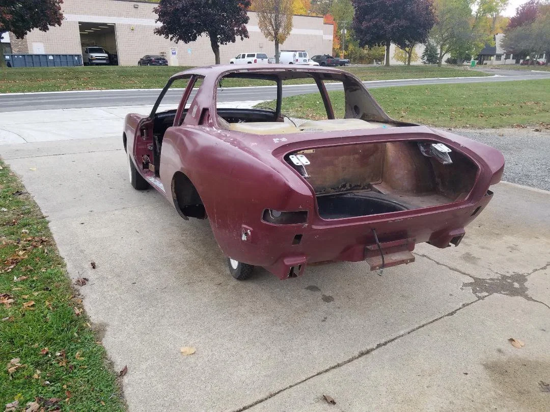 Authentic 1968 Avanti windshield pillars in excellent condition, protected with POR 15 paint.