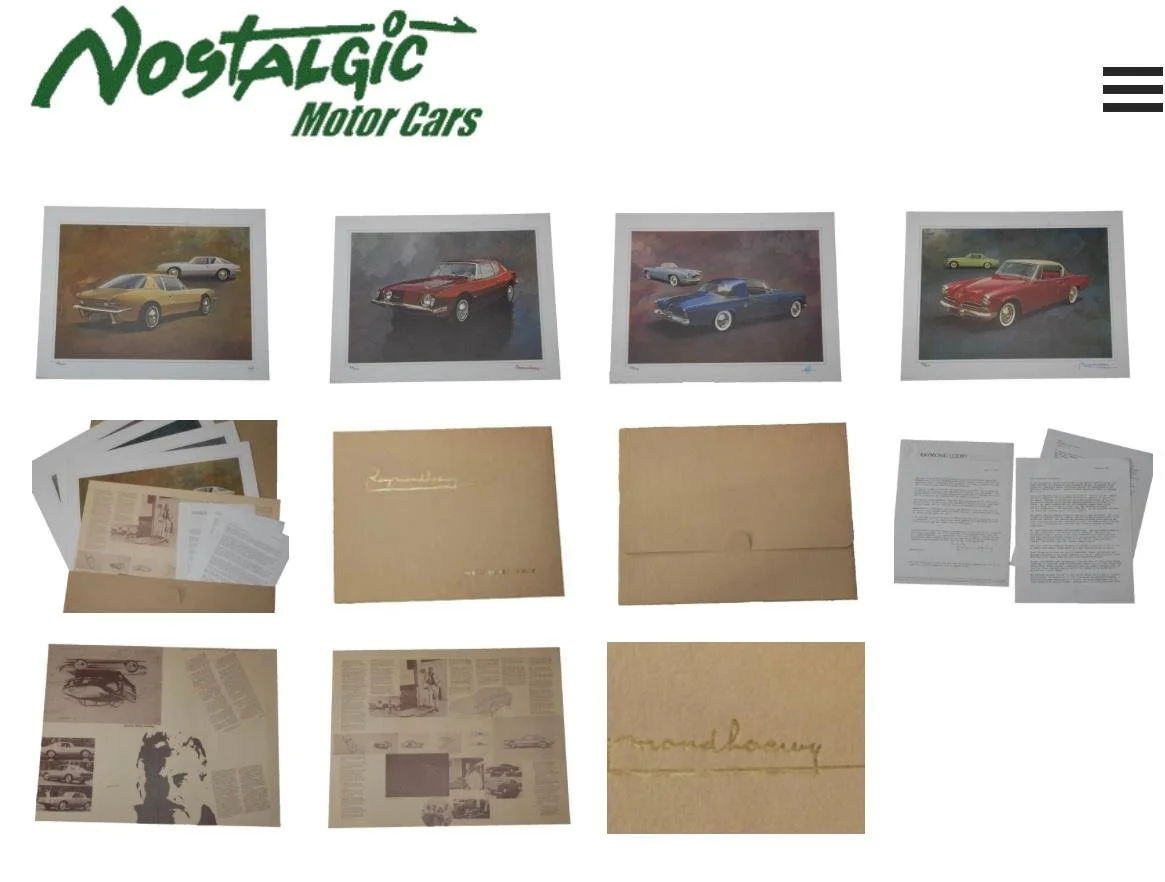 Raymond Loewy Portfolio, Signed & Numbered