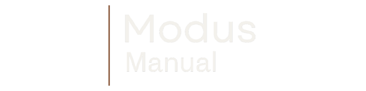 Modus Manual