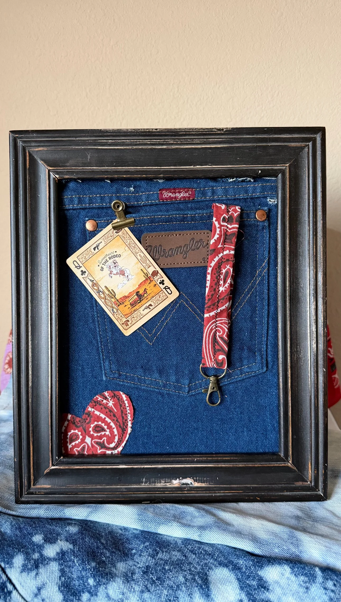 Denim Pocket Frame