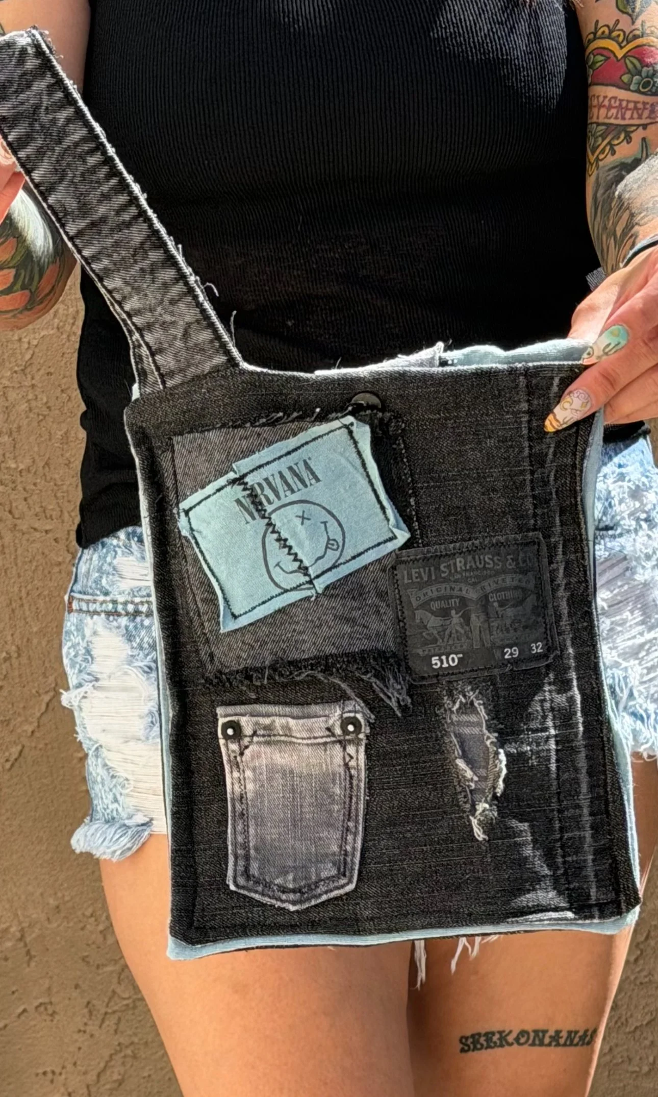 Reversible Nirvana Saddle Belt Bag