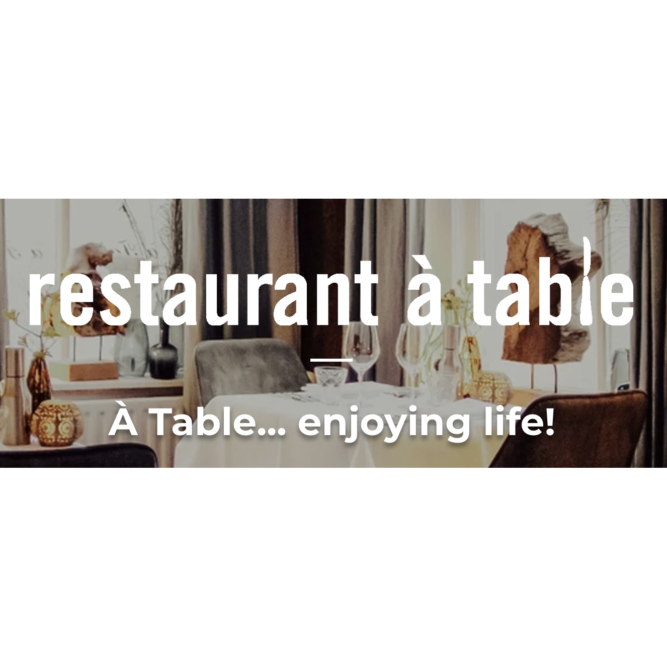 restaurant à table