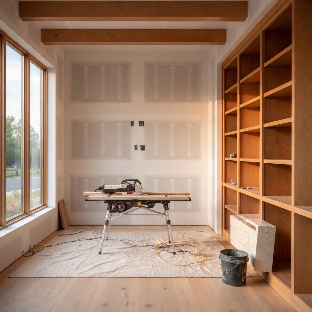 Interior renovation of a high-end Kentucky home—concierge real estate investment services.