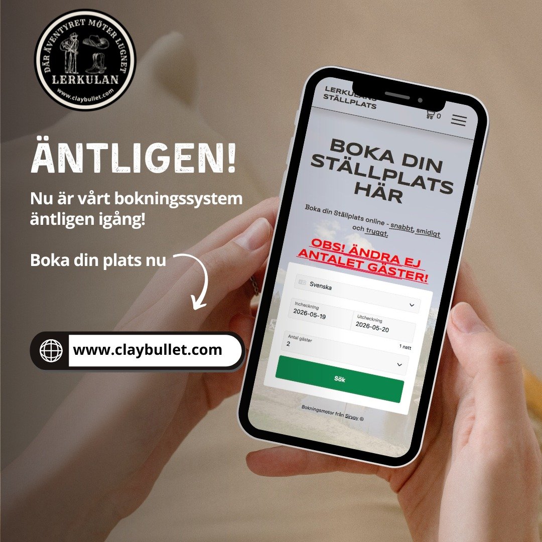 &Auml;ntligen &auml;r v&aring;rt nya bokningssystem ig&aring;ng 🚐✨

Nu kan ni enkelt boka och betala er st&auml;llplats direkt online via hemsidan. 
Vi erbjuder b&aring;de v&aring;ra popul&auml;ra premiumplatser p&aring; &ldquo;Gr&auml;ddhyllan&rdqu