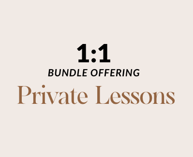 1:1 Private Lessons (Bundle Package Deal)