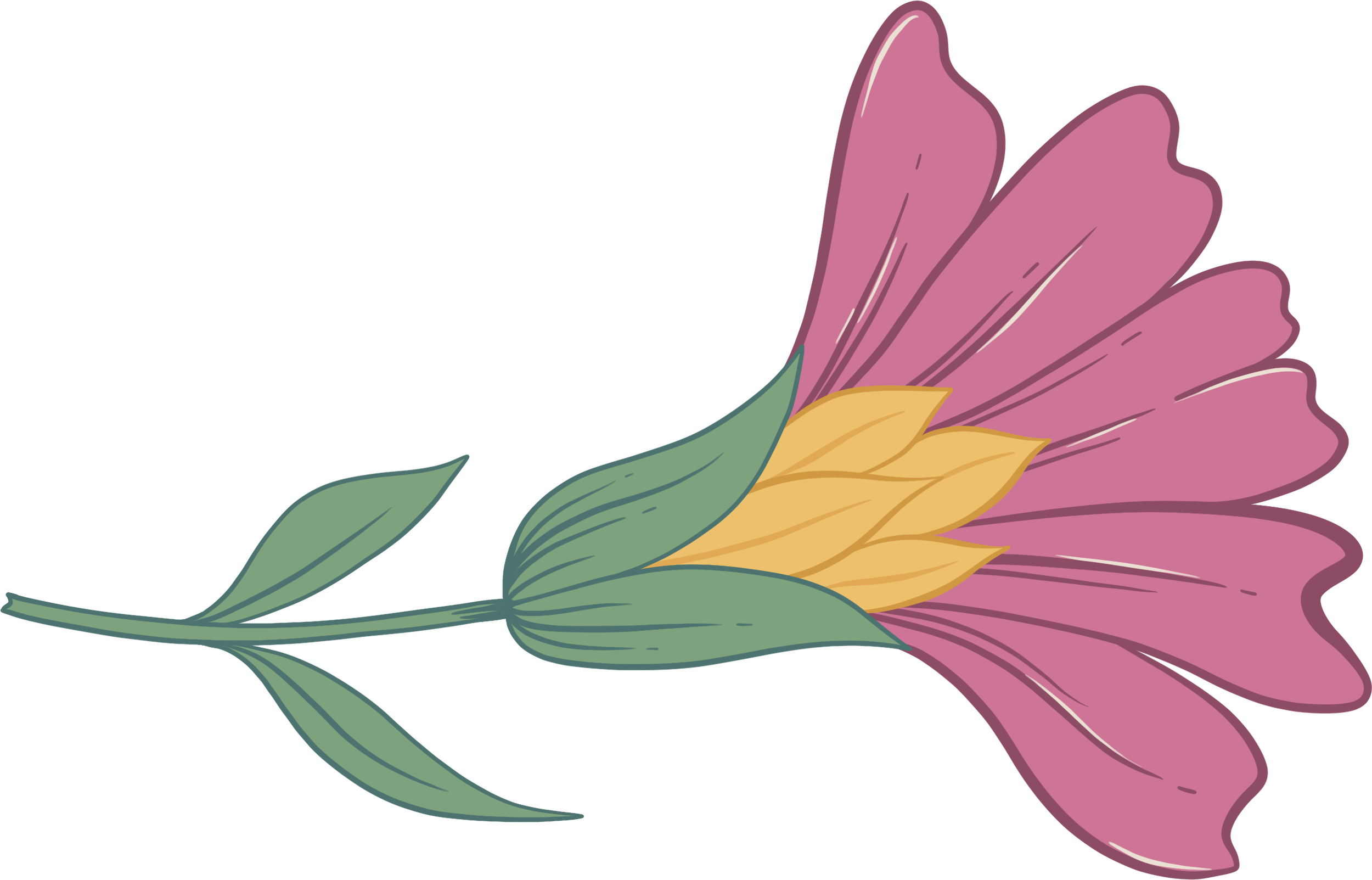 Creative floral graphic design for an imaginative and creative gathering place and community in Northport, MI.