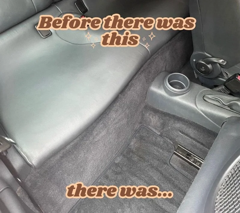 If your car feels overwhelming right now, a thoughtful interior detail is just what you need to reclaim your space and enjoy your car again ✨ #powHerwash 

#BeforeAndAfter #cartransformation #InteriorDetailing