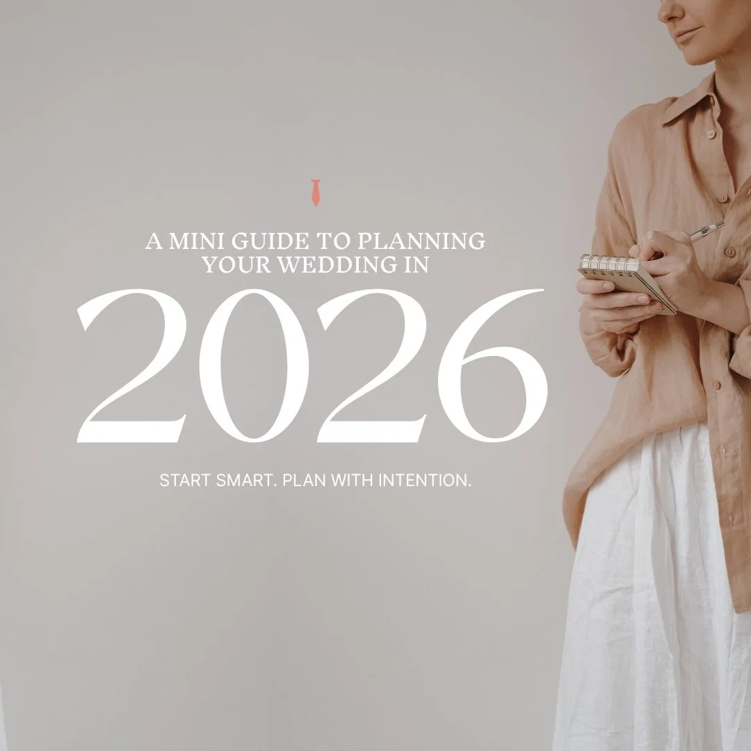 Planning your wedding in 2026 isn&rsquo;t about doing everything at once, it&rsquo;s about doing things in the right order.

This mini guide breaks down the first essential steps, showing how each professional plays a role in creating a cohesive, str
