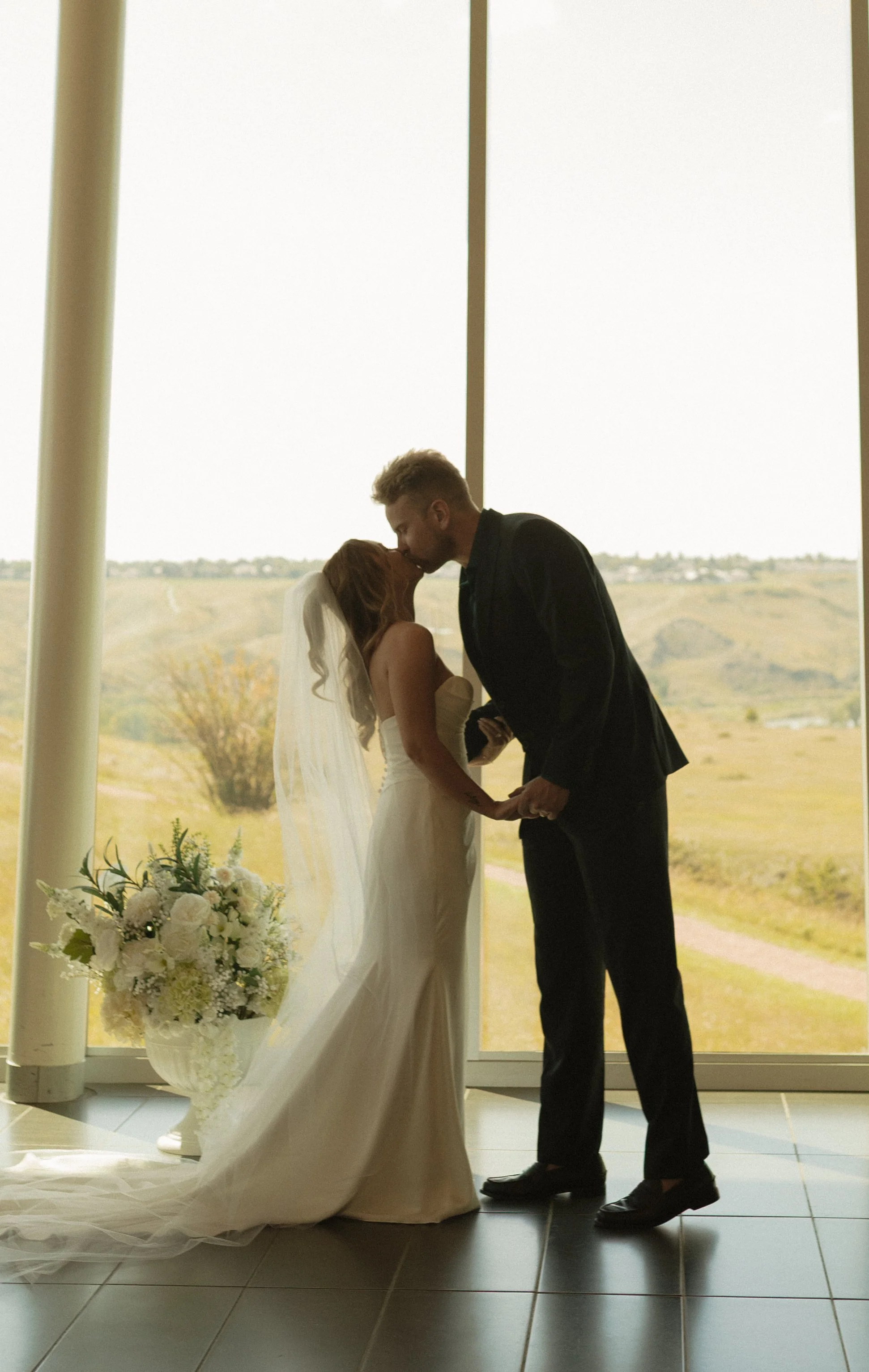 First Kiss At Ceremony 