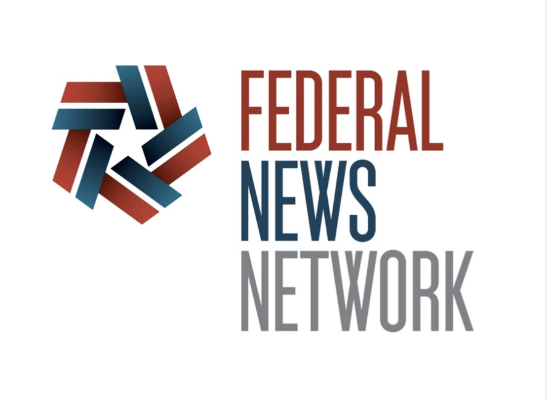 Logo of Federal News Network with a stylized geometric emblem and text in red, blue, and gray colors.