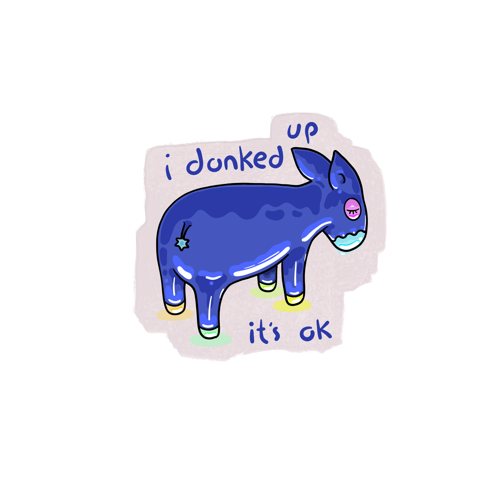 Sticker 021 - i donked up