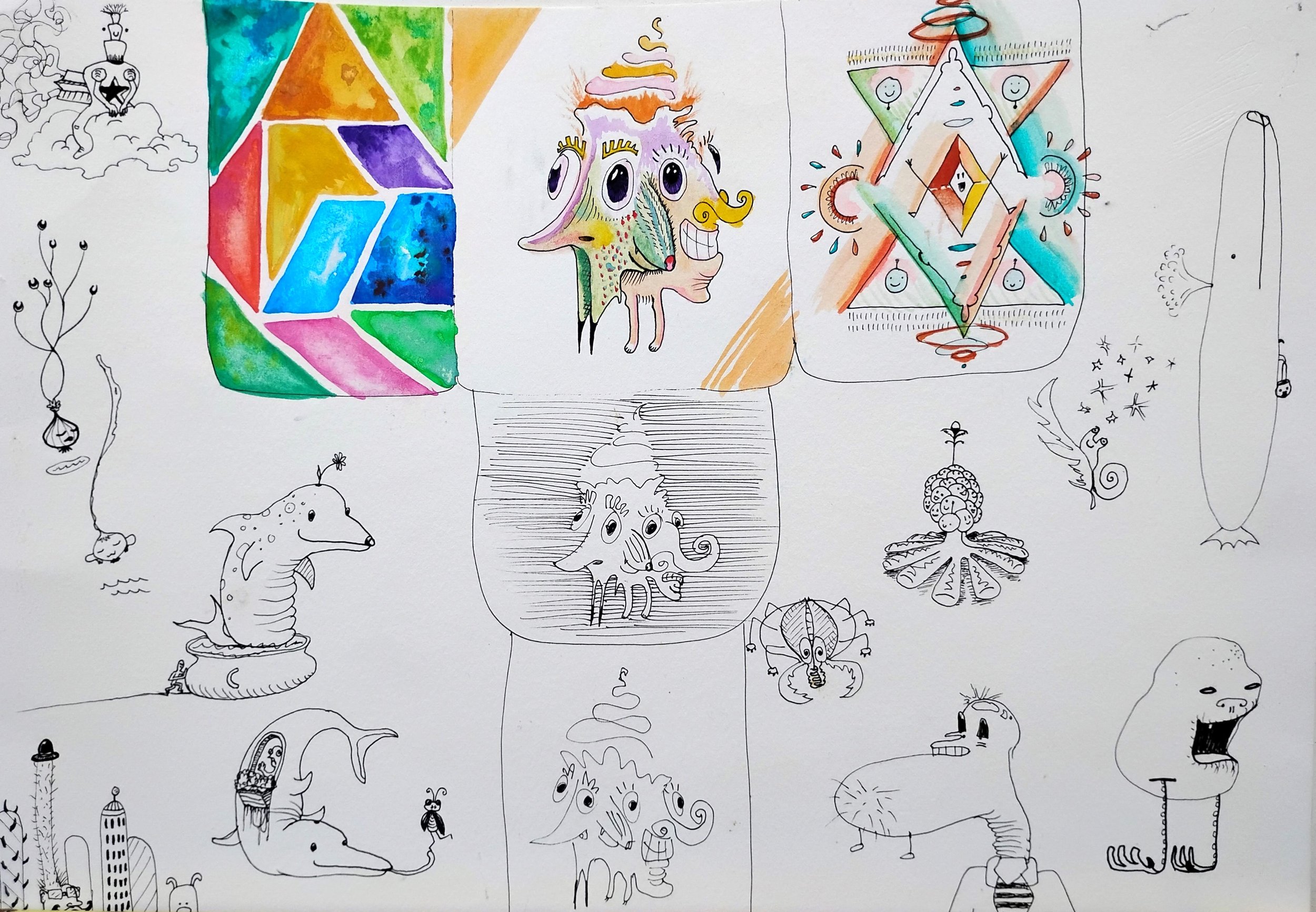 Sketch Page - pen + ink