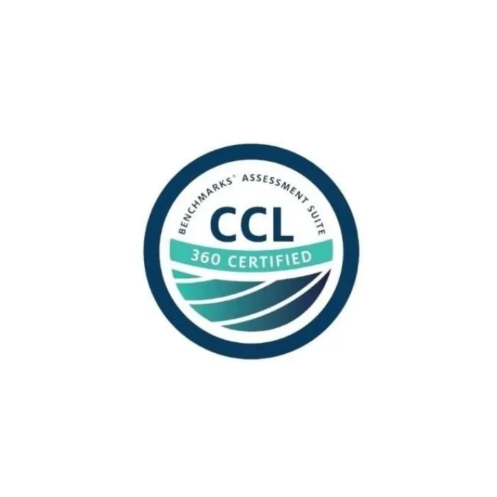 Circular logo with text 'CECL' in the center, surrounded by 'BENCHMARKS ASSESSMENT SUITE'. A green banner with '360 CERTIFIED' and a stylized landscape with fields below.