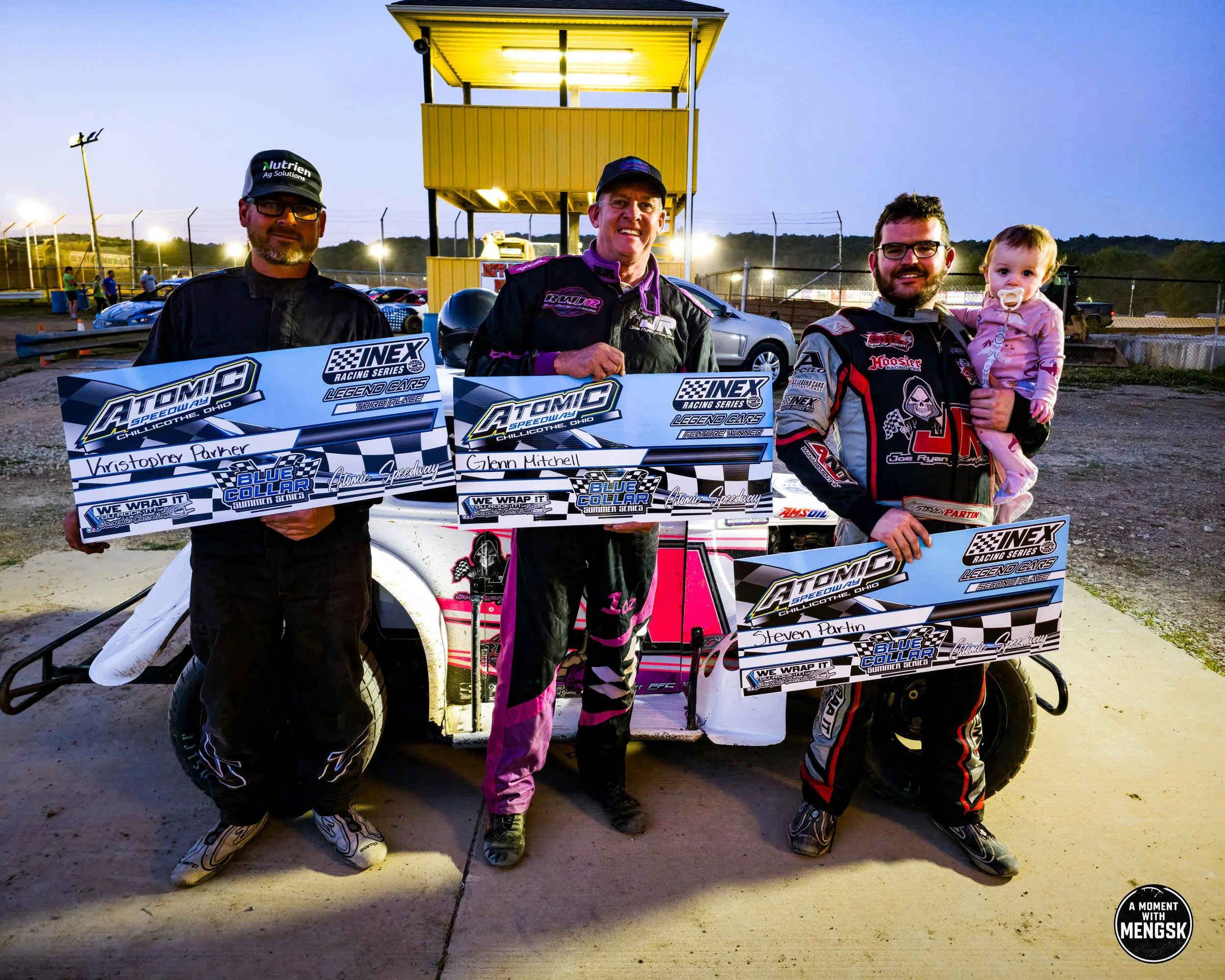Ohio Valley Legend Car Series
🥇1OZ - Glenn Mitchell
🥈21 - Steven Partin
🥉OH1O - Kristopher Parker