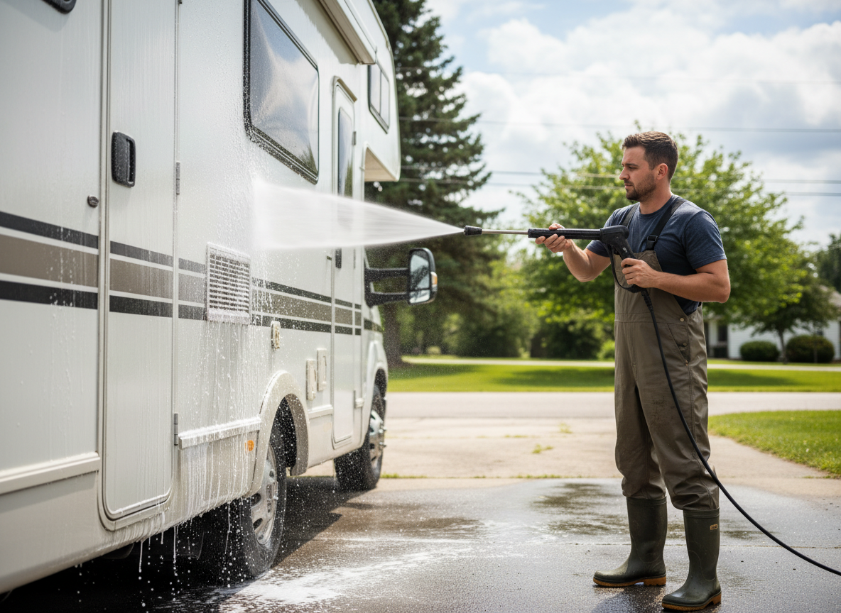 Firefly_Gemini Flash_create a image from the file where the individual is power washing a rv 247200.png