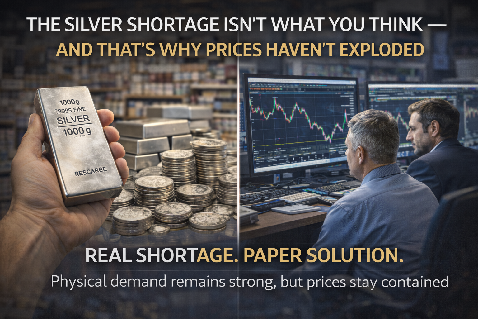 The Silver Shortage Isn’t What You Think — And That’s Why Prices Haven’t Exploded