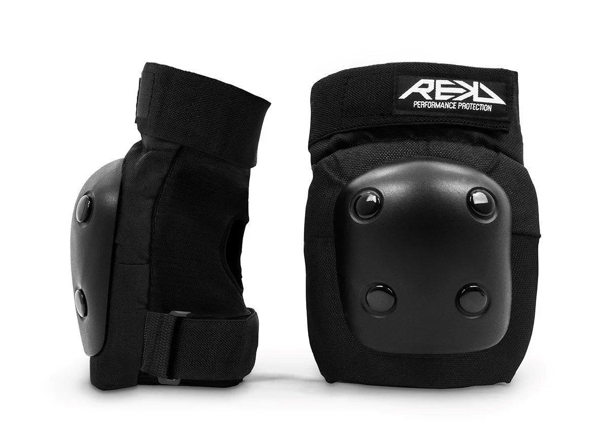 RKD590 REKD Junior Heavy Duty Pad Set Black Elbow Pads Pair.jpg