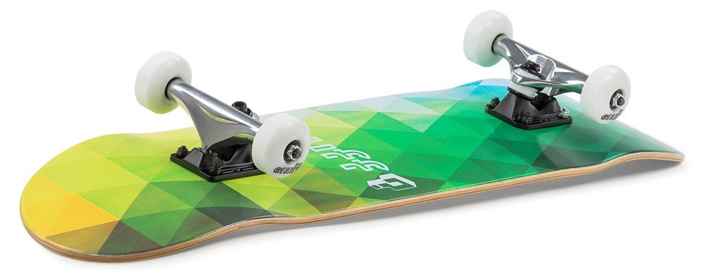 ENU3030 Enuff Skateboards Geometric Green Graphic Angle.jpg