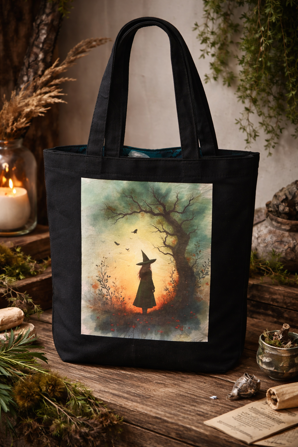 Tote: Green Witch