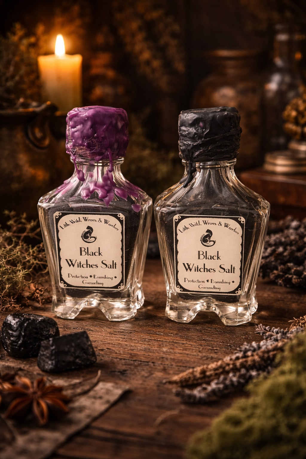 Black Witches Salt (Shungite infused)