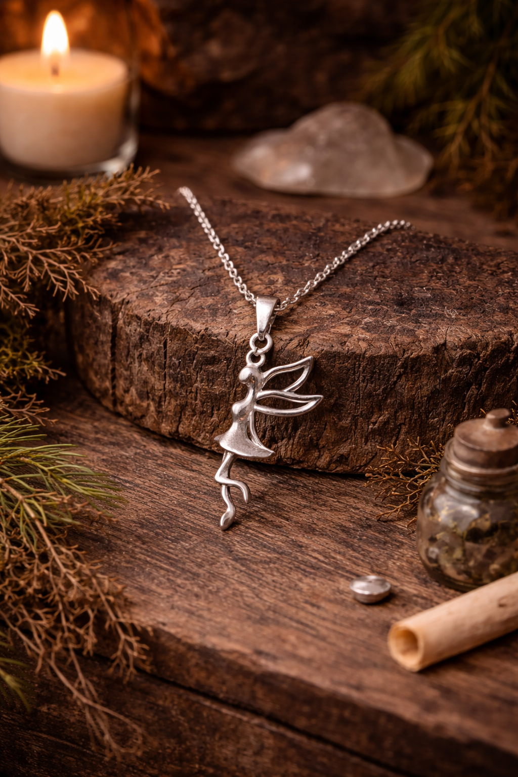 Fiary Sterling Silver Pendant