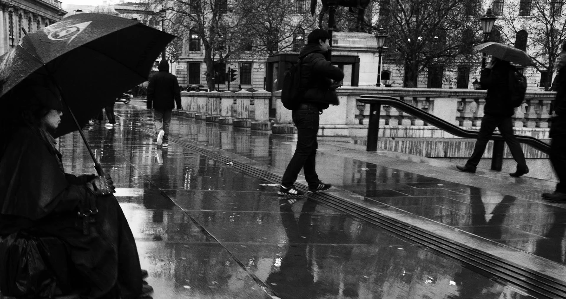 Girl With Umbrella - Colin Miller
